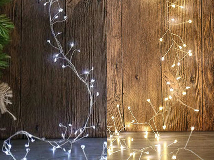 400 Dual Colour Micro LED Cluster Lights Warm White / Cool White