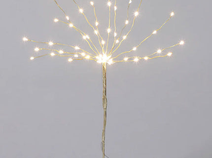 WARM WHITE 60 LED Battery Fireworks Light