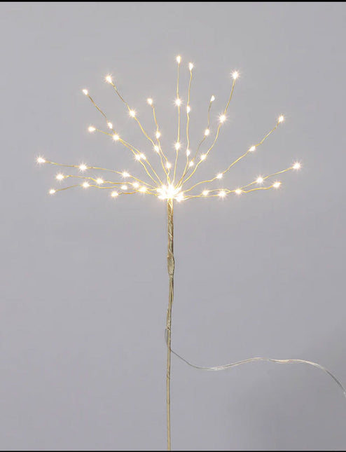 WARM WHITE 60 LED Battery Fireworks Light