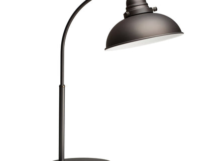Manor Metal Table Lamp Weathered Brass Antique Copper or Chrome.