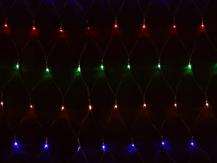 640 MULTICOLOUR Led Snowing Net Light Waterfall Effect