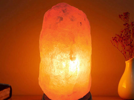 12V 12W 3-5 Kgs Himalayan Pink Salt Lamp Natural Rock Crystal Light Bulb On/Off