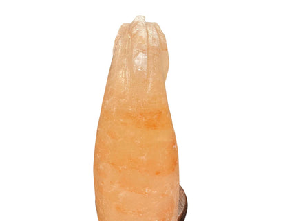 12V 12W Horse Himalayan Pink Salt Lamp Carved Knight Rock Crystal Light Bulb On/Off.