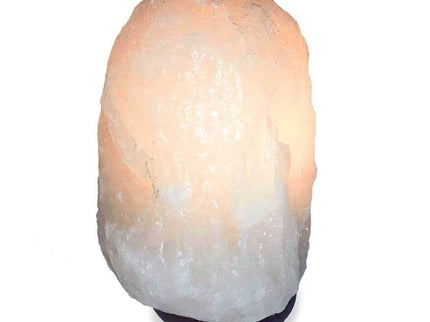 12V 12W 1-2Kg Himalayan White Salt Lamp Crystal Rock Natural Shape Unique Lamps.