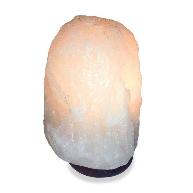 12V 12W 1-2Kg Himalayan White Salt Lamp Crystal Rock Natural Shape Unique Lamps.