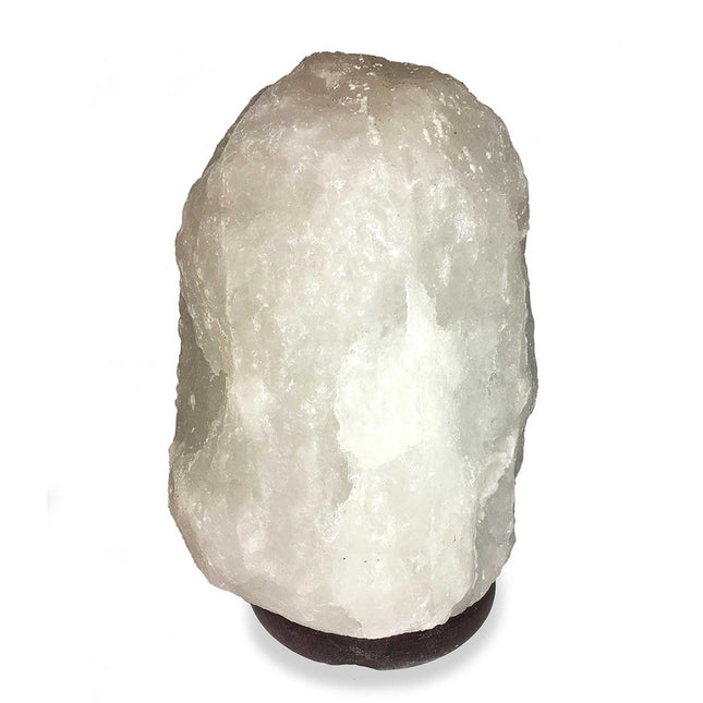 12V 12W 2-3Kg Himalayan White Salt Lamp Crystal Rock Natural Shape Unique Lamps.
