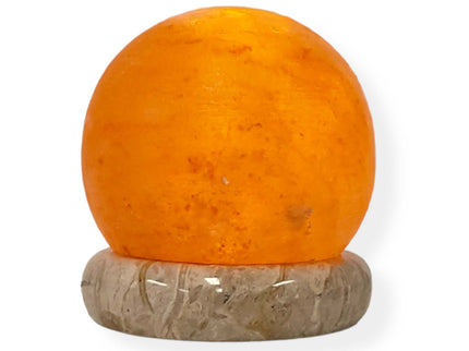 USB Colour Changing Salt Himalayan Lamp Ball Sphere Pink Rock LED Light.