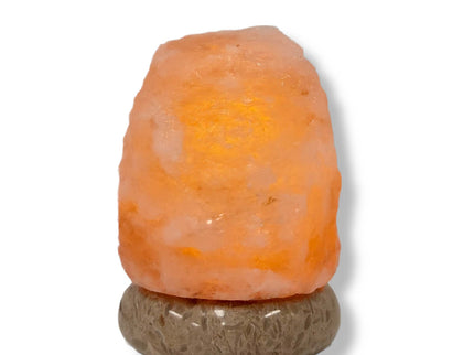 USB Colour Changing Salt Himalayan Lamp - Natural Shape Pink Rock LED Light