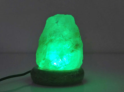 USB Colour Changing Salt Himalayan Lamp - Natural Shape Pink Rock LED Light