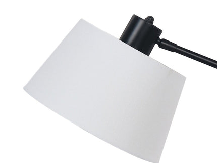 Sarantino Adjustable Metal Table Lamp In Black for Modern Decor.