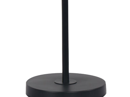 Sarantino Adjustable Metal Table Lamp In Black for Modern Decor.