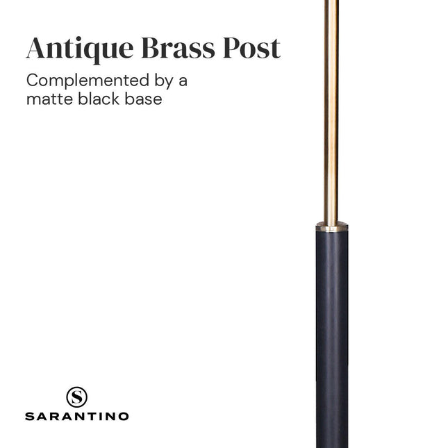 Sarantino 6-Light Metal Sputnik Floor Lamp for Modern Home Decor.