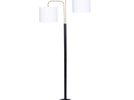 Sarantino Black Brass Finish Reading Light Electric Table Lamp for Modern Home.