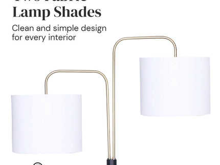 Sarantino Black Brass Finish Reading Light Electric Table Lamp for Modern Home.