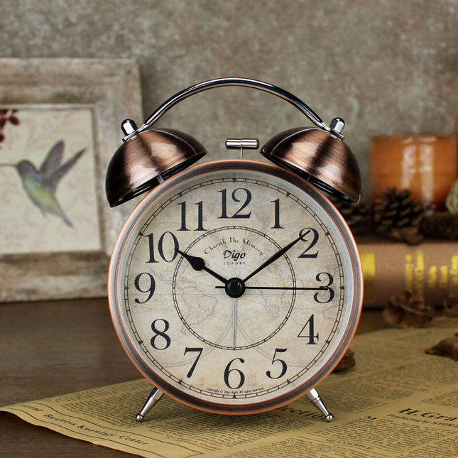 Dual Alarm Clock Twin Bell Alarm Clock Bedroom Table Desk Alarm Clock Backlight.