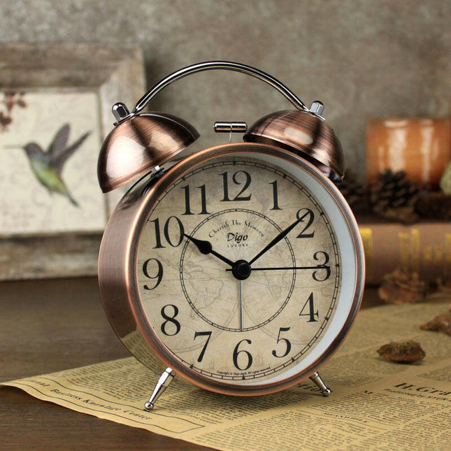Dual Alarm Clock Twin Bell Alarm Clock Bedroom Table Desk Alarm Clock Backlight.
