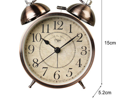 Dual Alarm Clock Twin Bell Alarm Clock Bedroom Table Desk Alarm Clock Backlight.