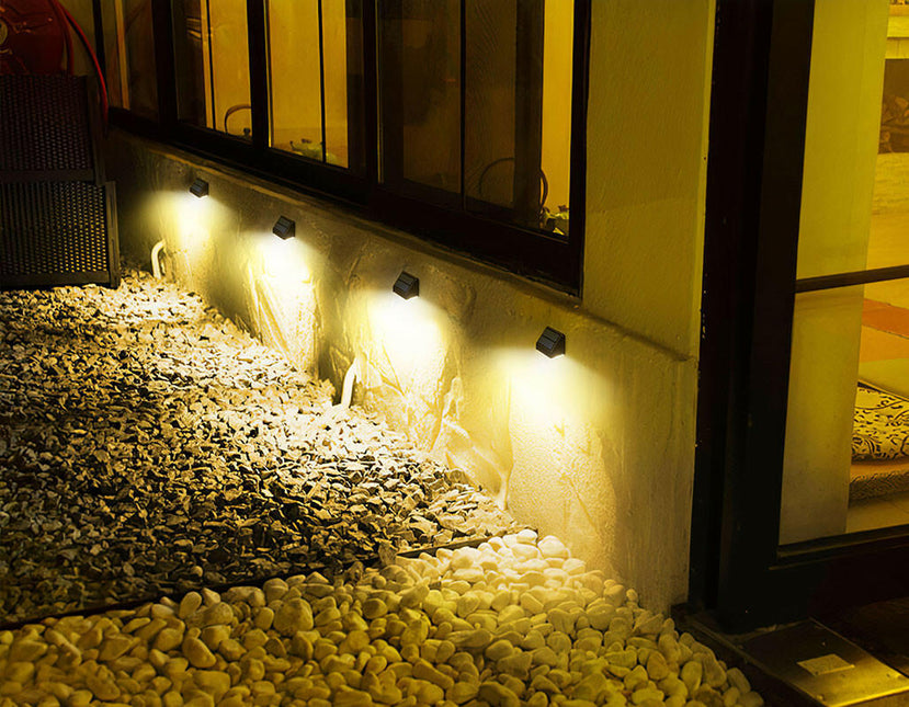 LED Wall Light with Motion Sensor Outdoor Solar Powered Security Light.