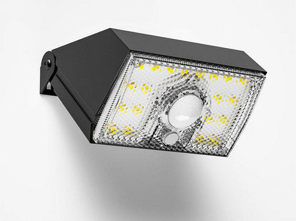 LED Wall Light with Motion Sensor Outdoor Solar Powered Security Light.