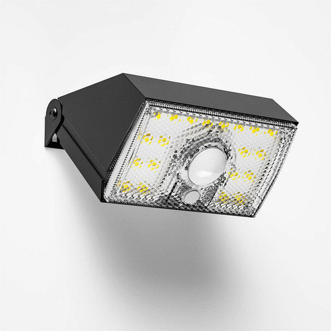 LED Wall Light with Motion Sensor Outdoor Solar Powered Security Light.