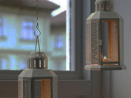 Dark Grey Metal Miners Lantern Summer Wedding Home Party Room Balconey Deck Decoration 21cm Tealight Candle.