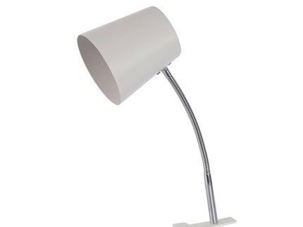 Ellie Table Lamp White Stylish Adjustable Metal Desk Light.