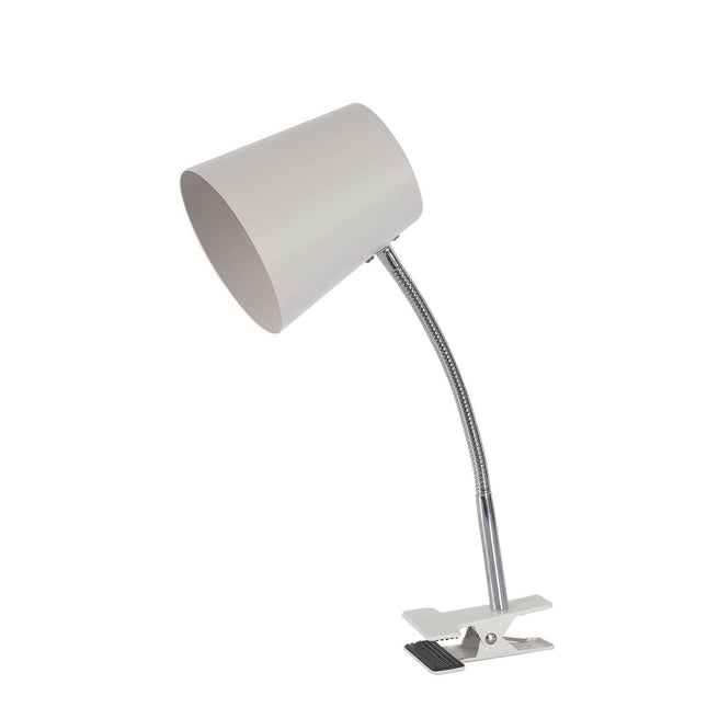 Ellie Table Lamp White Stylish Adjustable Metal Desk Light.