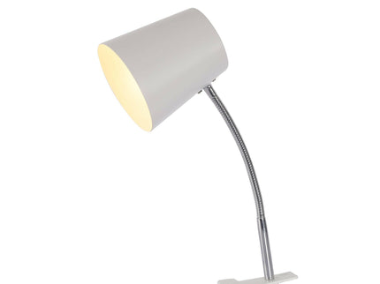 Ellie Table Lamp White Stylish Adjustable Metal Desk Light.