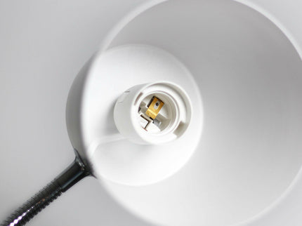 Ellie Table Lamp White Stylish Adjustable Metal Desk Light.