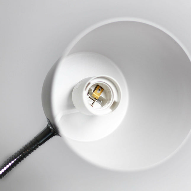 Ellie Table Lamp White Stylish Adjustable Metal Desk Light.
