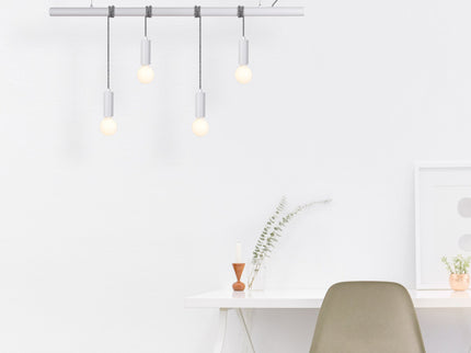 Bikkel 4 Lights Pendant Light - White