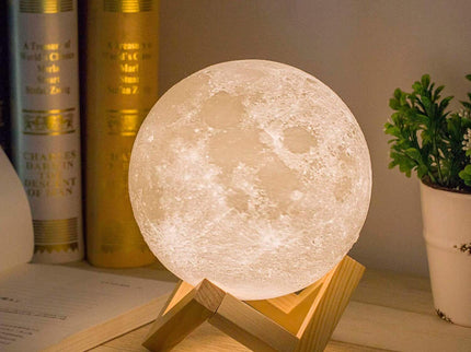 3D Moon Lamp Night Light Moonlight Desk Table Smart Phone Motion Sensor.