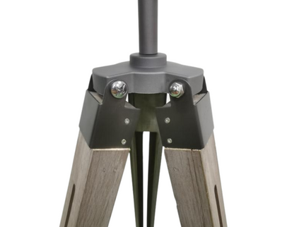 139cm Nautical Tripod Floor Lamp with Steel Grey Searchlight Spotlight Modern.