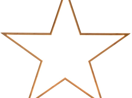 87cm Bamboo Star Table Lamp Desk Light LED Strip Modern Designer Natural.
