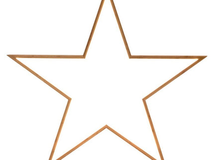 87cm Bamboo Star Table Lamp Desk Light LED Strip Modern Designer Natural.