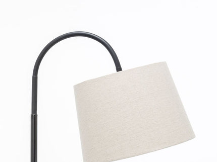 Naples Tripod Floor Lamp Shelf Storage Drawer Bed Side Table Light w/ USB Charger
