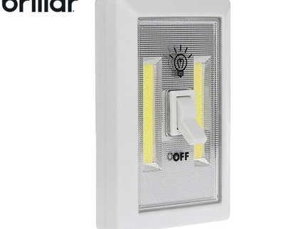 Brillar Wireless Light Switch with Cob Led Technology Compact Bright Light.