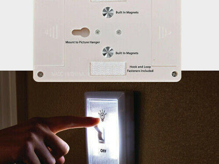 Brillar Wireless Light Switch with Cob Led Technology Compact Bright Light.