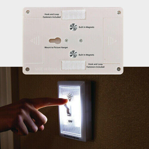 Brillar Wireless Light Switch with Cob Led Technology Compact Bright Light.