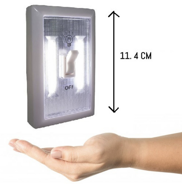 Brillar Wireless Light Switch with Cob Led Technology Compact Bright Light.