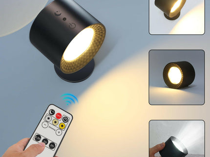 Touch-Control LED Night Light with 3 Brightness Levels & 3 Color Temperatures Adjustable Stepless Dimming for Home Office.