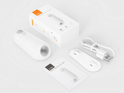 LED Motion Sensor Toilet Night Light - 8-Color Adjustable Glow with Modern Design.