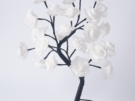 LED Rose Flower Tree Light with Detachable Base and USB Switch – Decorative Night Light for Home Décor