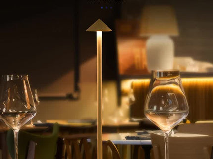 Black Modern Minimalist Aluminum LED Mushroom Night Light Creative Bedside Atmosphere Lamp for Dining Room and Bedroom.