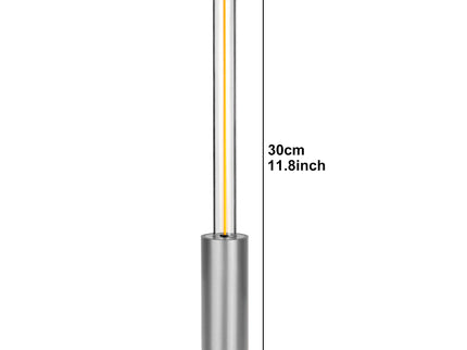 2 Pcs Silver Modern Minimalist Rechargeable Atmosphere Lamp Touch Night Light for Bedroom Bar Outdoor.