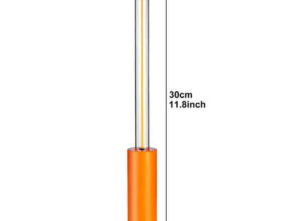 2 Pcs Orange Modern Minimalist Rechargeable Atmosphere Lamp Touch Night Light for Bedroom Bar Outdoor Use.