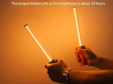 2 Pcs Orange Modern Minimalist Rechargeable Atmosphere Lamp Touch Night Light for Bedroom Bar Outdoor Use.