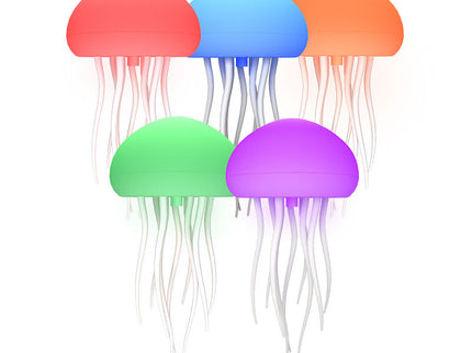 Hanging Style Jellyfish Shaped Night Light - 1000mAh Rechargeable LED Lamp