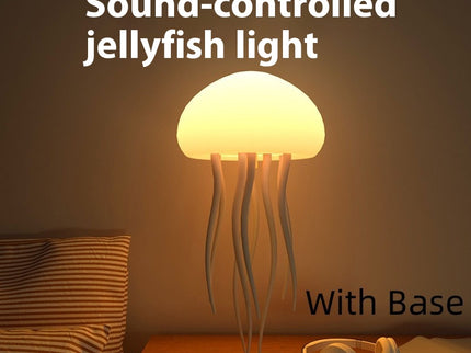 Hanging With Base Style Jellyfish Shaped Night Light - 1000mAh Rechargeable LED Lamp
