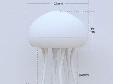 Hanging With Base Style Jellyfish Shaped Night Light - 1000mAh Rechargeable LED Lamp